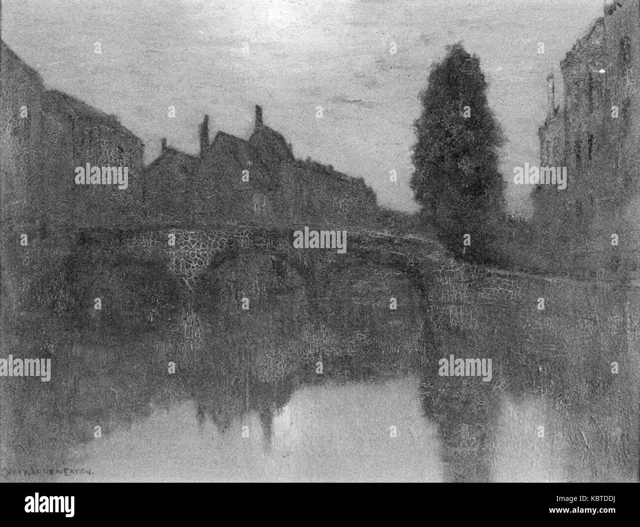 Il Brooklyn Museum il Ponte Charles Warren Eaton nel complesso Foto Stock