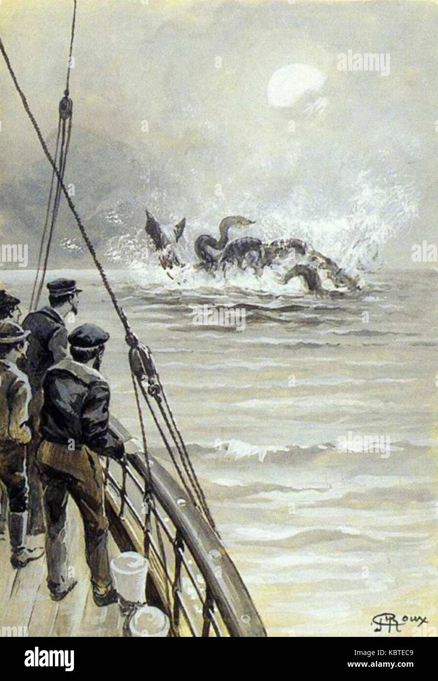 " Il Serpente Marino' da George Roux 11 Foto Stock