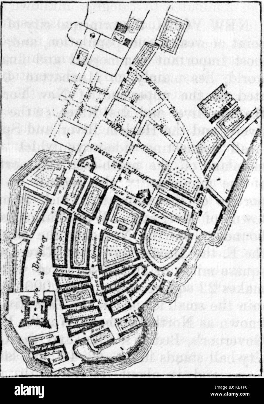 EB9 New York New York City nel 1695 Foto Stock