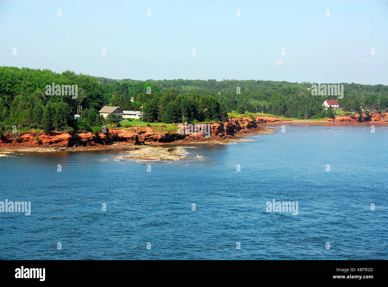 Charlottetown suolo di ossido di ferro in Charlottetown, capitale del Canada l'Isola del Principe Edoardo Foto Stock