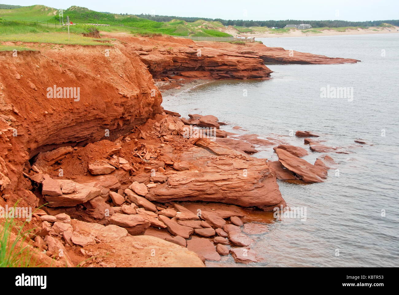 Charlottetown suolo di ossido di ferro in Charlottetown, capitale del Canada l'Isola del Principe Edoardo Foto Stock