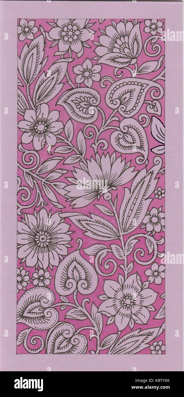 Blumen lila-rosa 1 HF Illustrazione Vettoriale