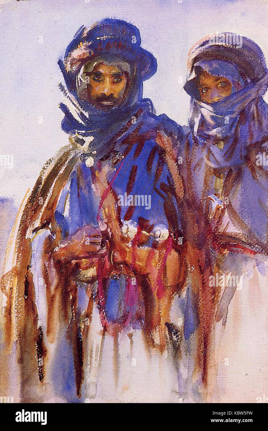 I beduini John Singer Sargent Foto Stock