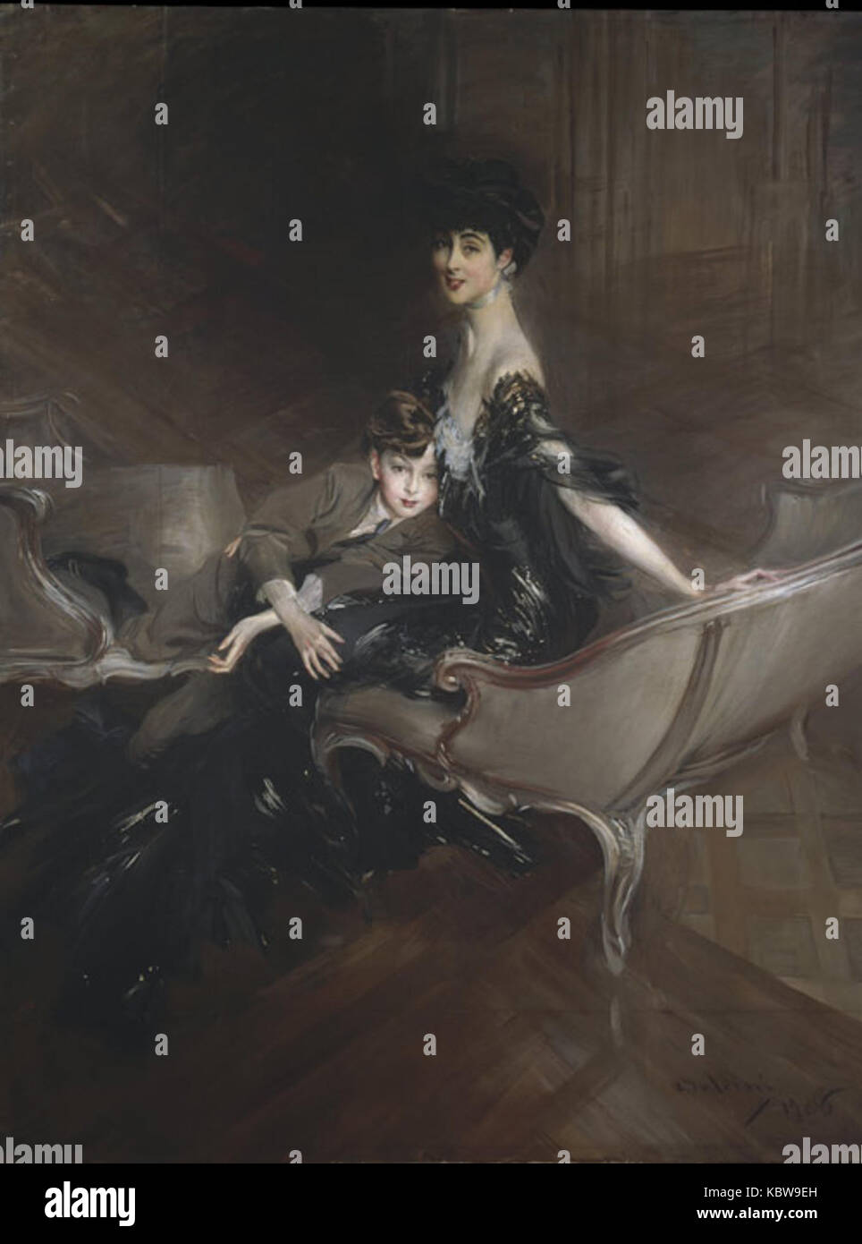 Consuelo Vanderbilt dal Boldini Foto Stock