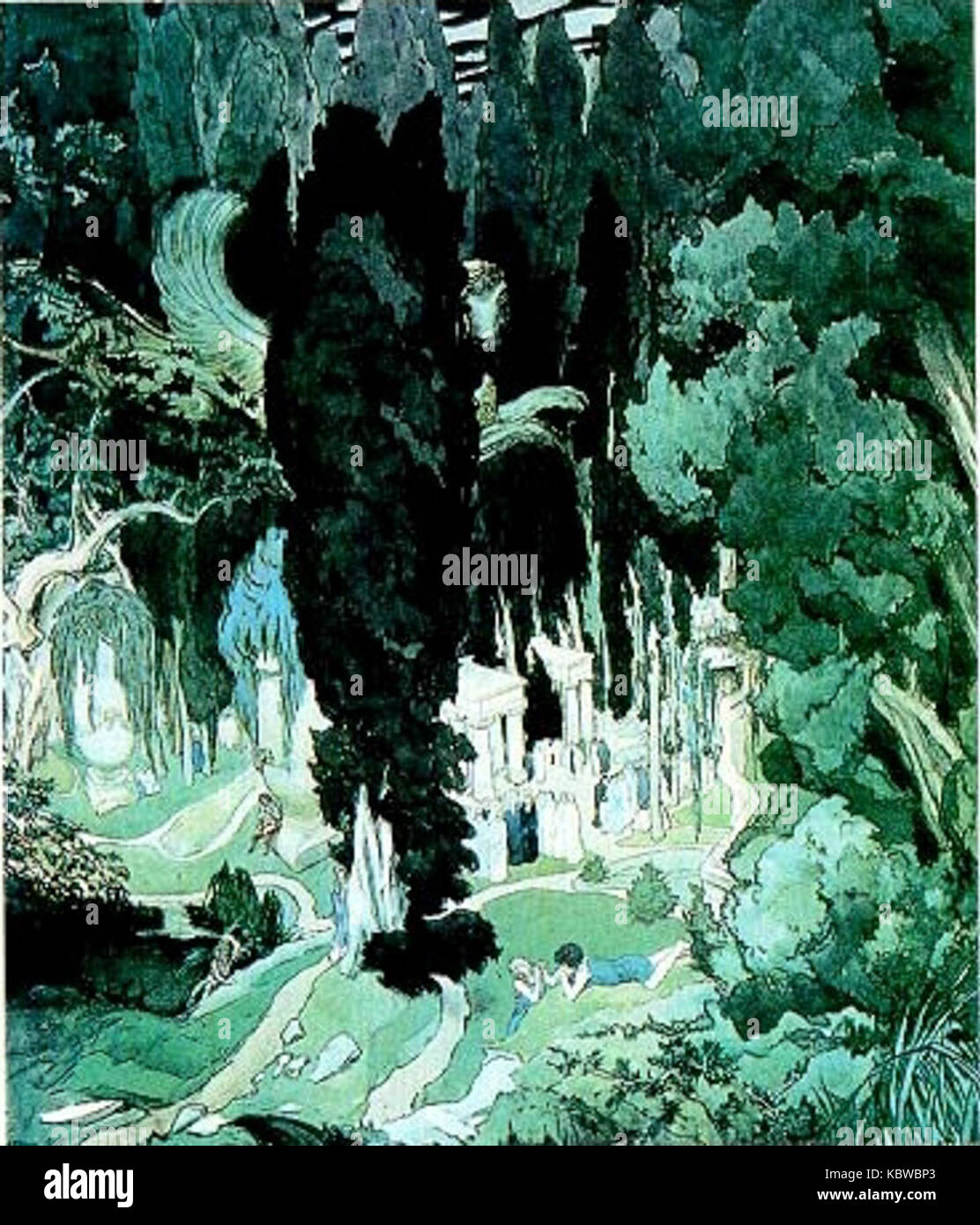 Elisium da Leon Bakst Foto Stock