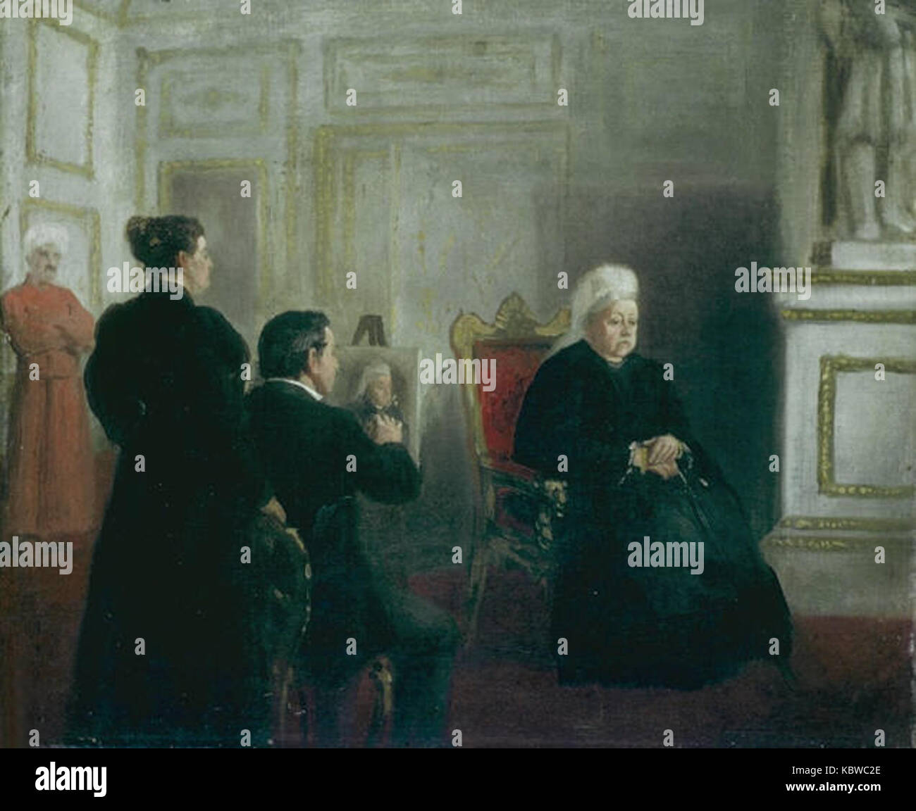 Frederic M. Bell Smith l'artista pittura Queen Victoria Foto Stock