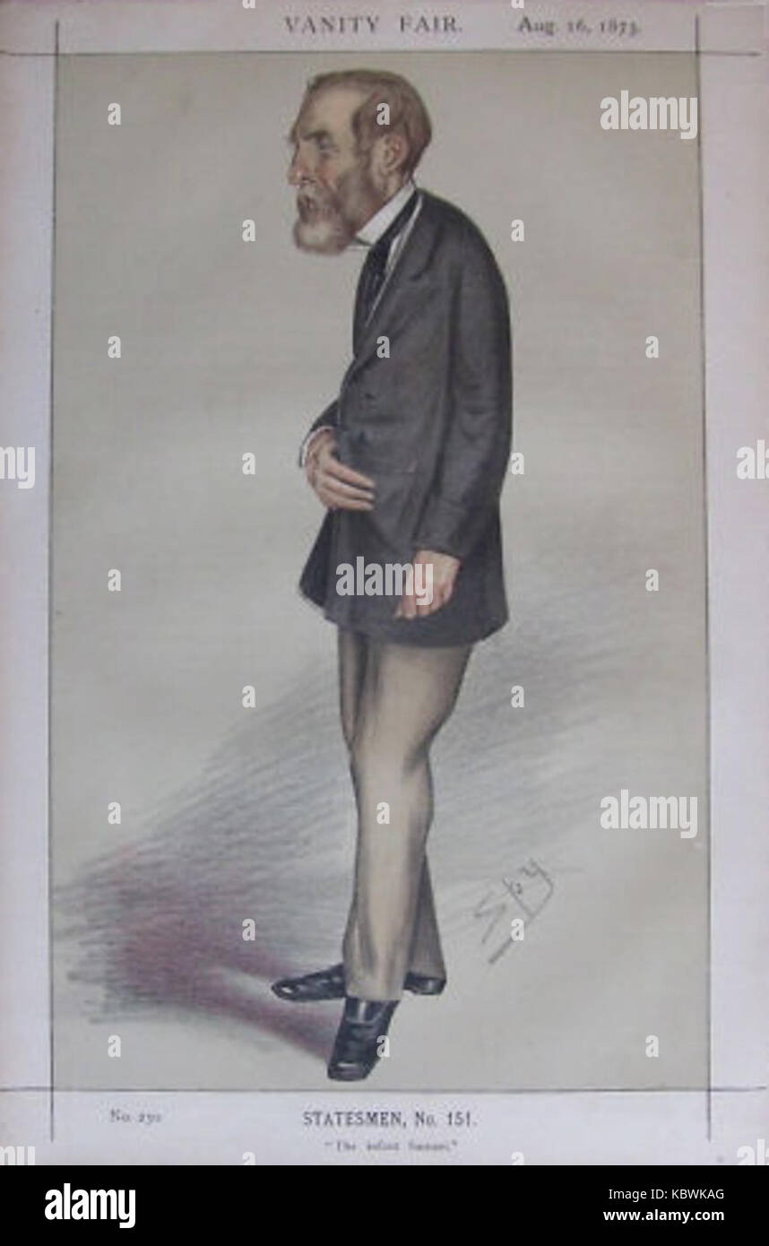 Samuel Laing Vanity Fair 16 Agosto 1873 Foto Stock