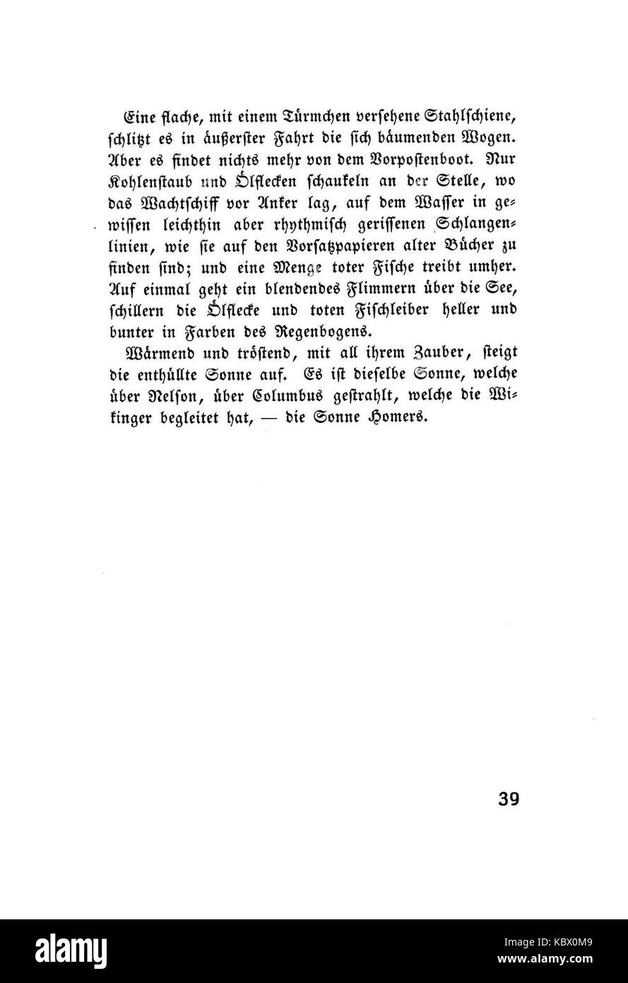 Die Woge (Ringelnatz) 039 Foto Stock