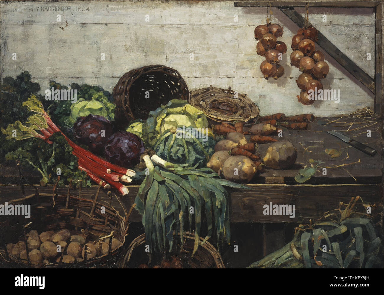 William York MacGregor il vegetale in stallo Foto Stock