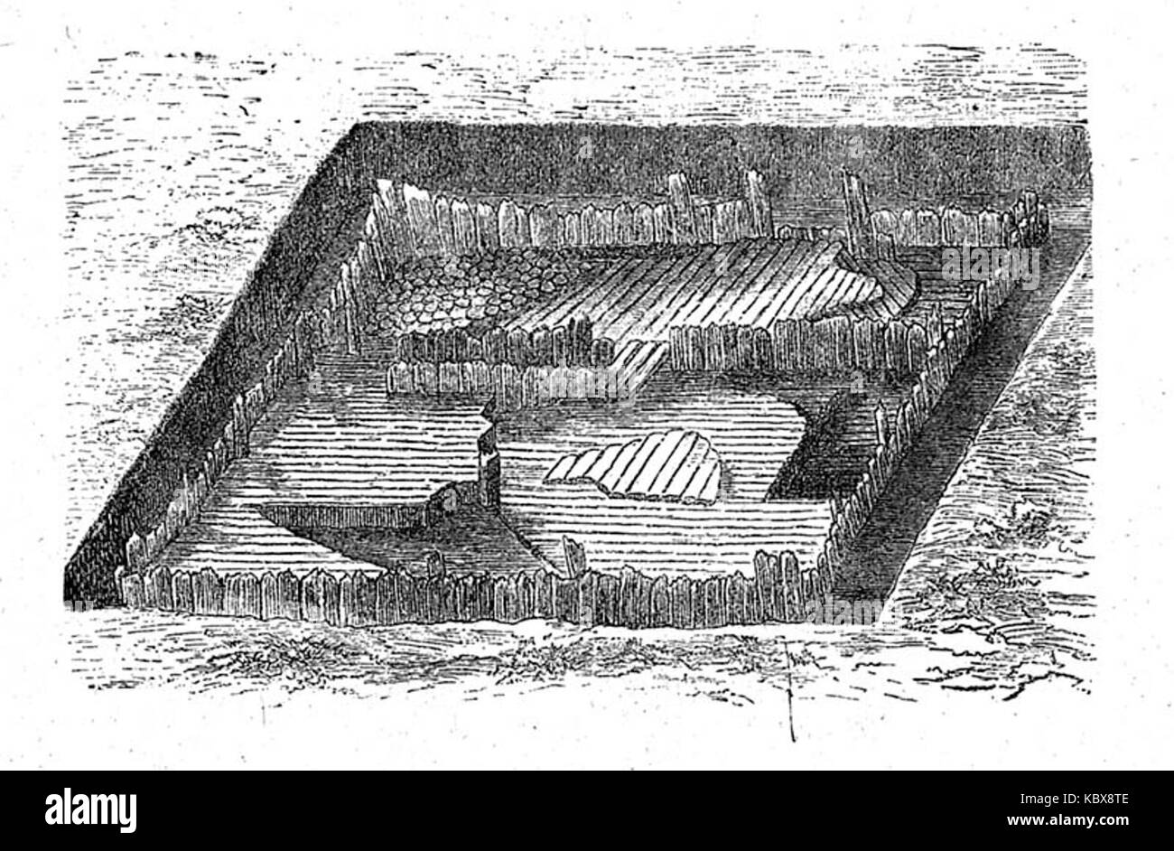Lago Schussen abitazione fondamento Foto Stock