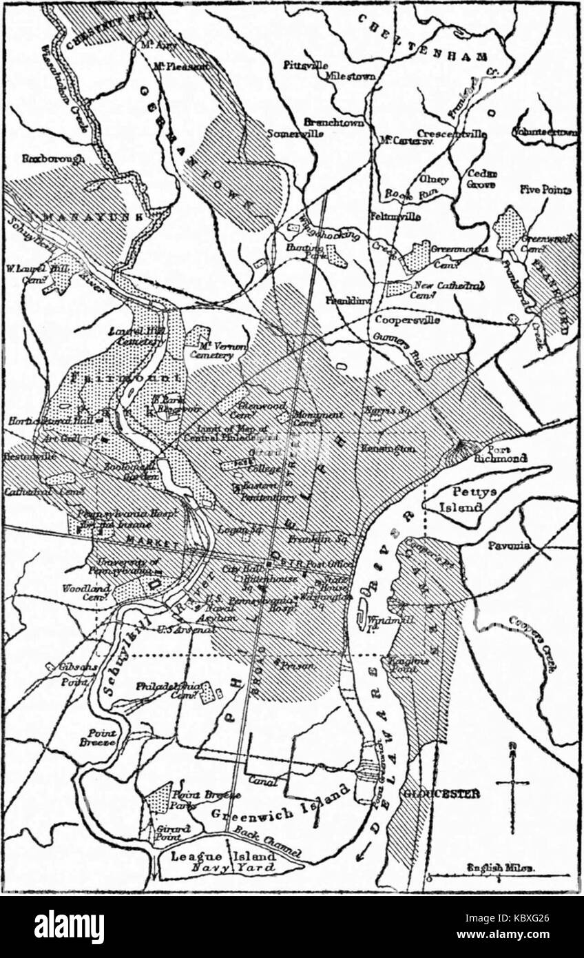 EB9 Philadelphia piano generale Foto Stock