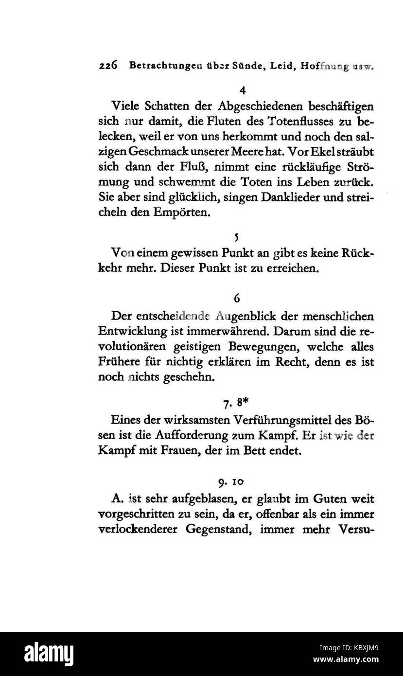 Kafka Beim Bau der Chinesischen Mauer 226 Foto Stock