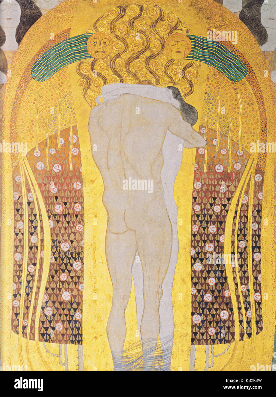 Klimt Diesen Kuss der ganzen Welt Foto Stock