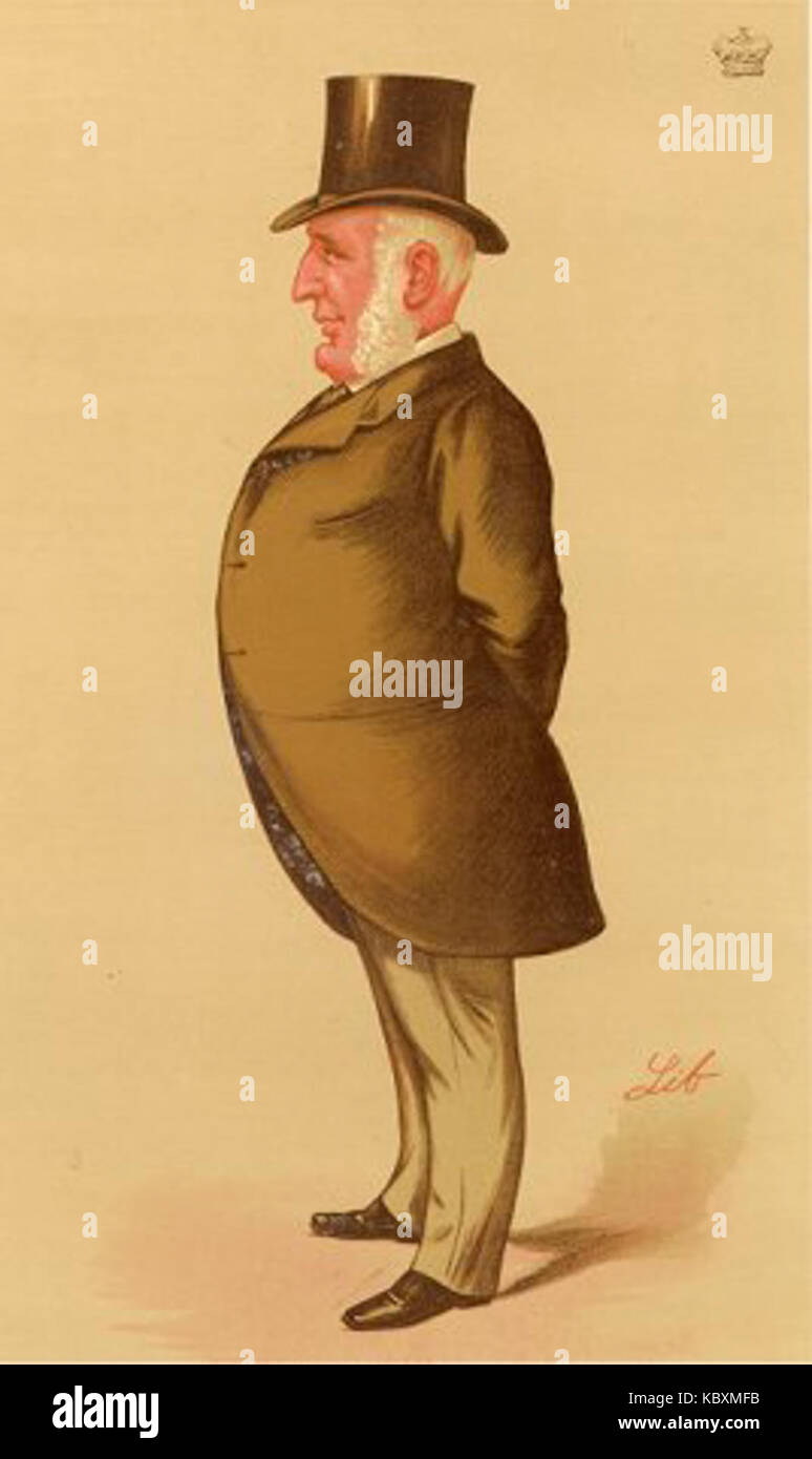 Mayer Amschel de Rothschild Vanity Fair 27 Maggio 1871 Foto Stock