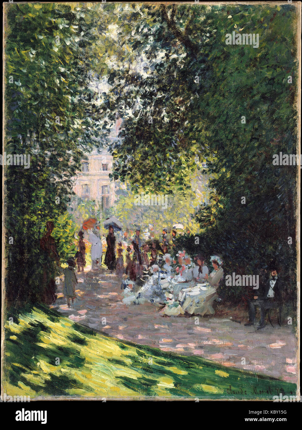 Claude Monet, il Parc Monceau, 1878 Foto Stock