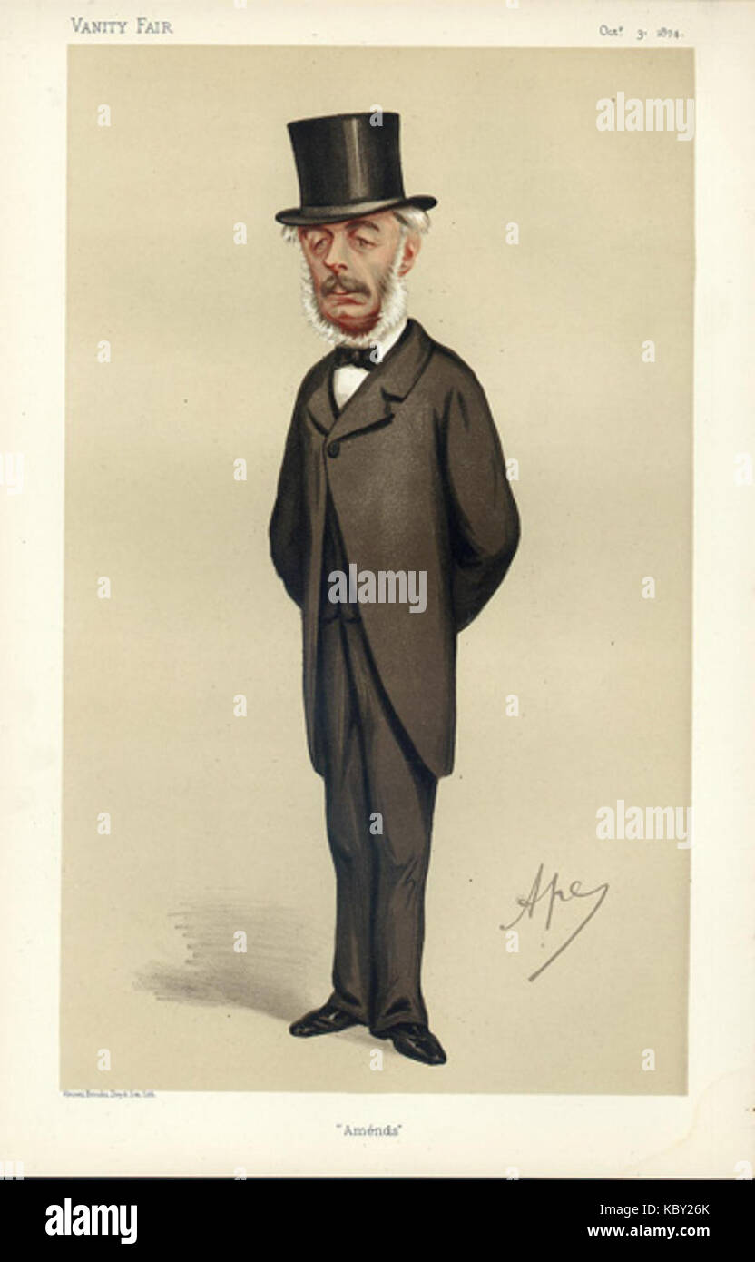 Stephen Grotta Vanity Fair 3 Ottobre 1874 Foto Stock