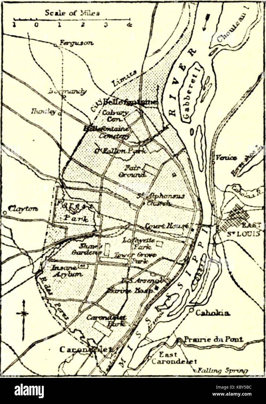 EB9 St Louis città e dintorni Foto Stock