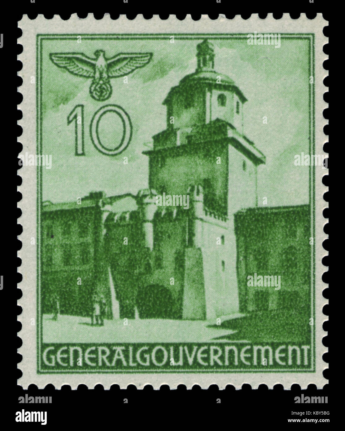 Generalgouvernement 1940 42 Krakauer Tor a Lublino Foto Stock