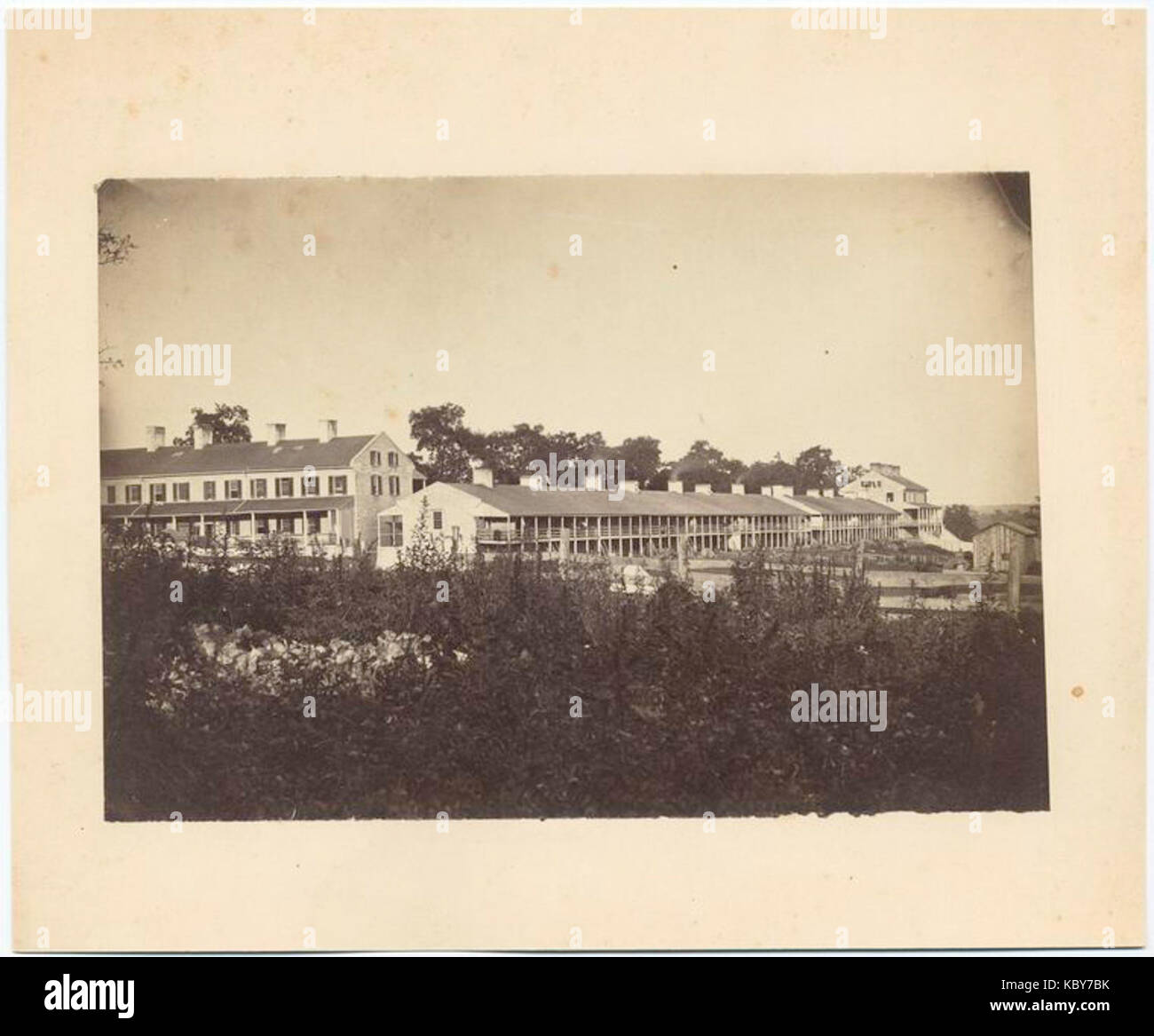 (Jefferson caserma. Louis, Missouri) (due lunghi mattone costruire... (3110019799) Foto Stock