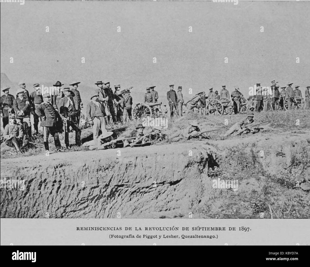 Revolucionquetzalteca1897b Foto Stock