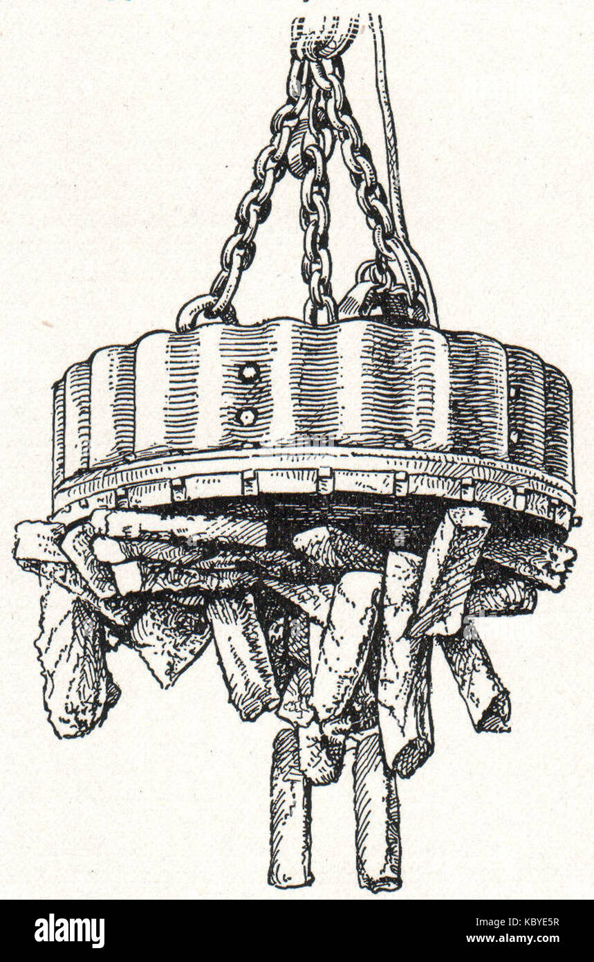 NSRW il magnete di sollevamento di ferro di maiale Foto Stock