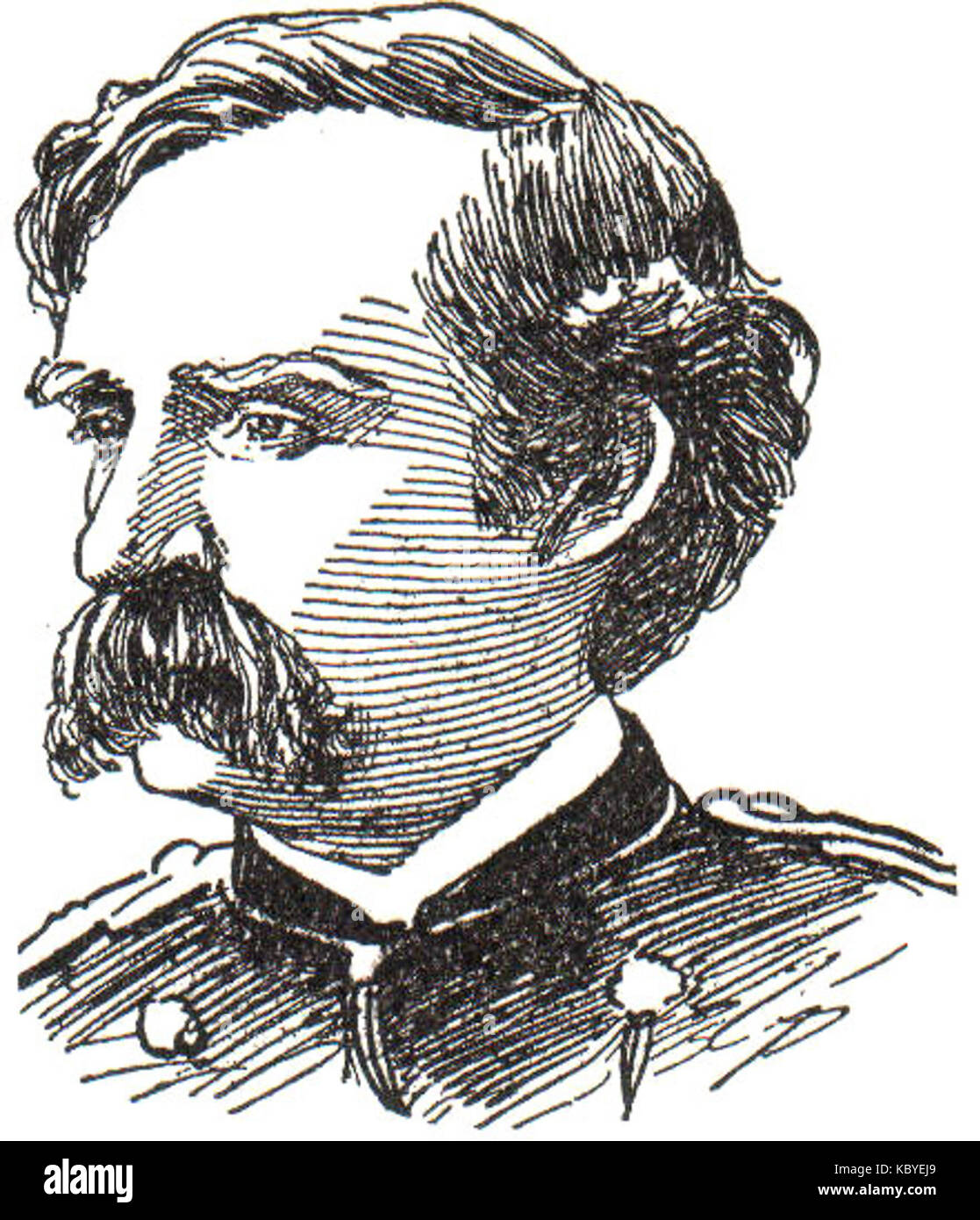NSRW generale Custer Foto Stock
