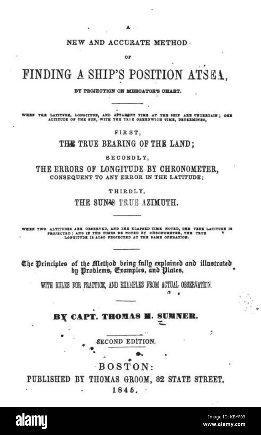 Un nuovo e accurato metodo di ricerca in mare Foto Stock