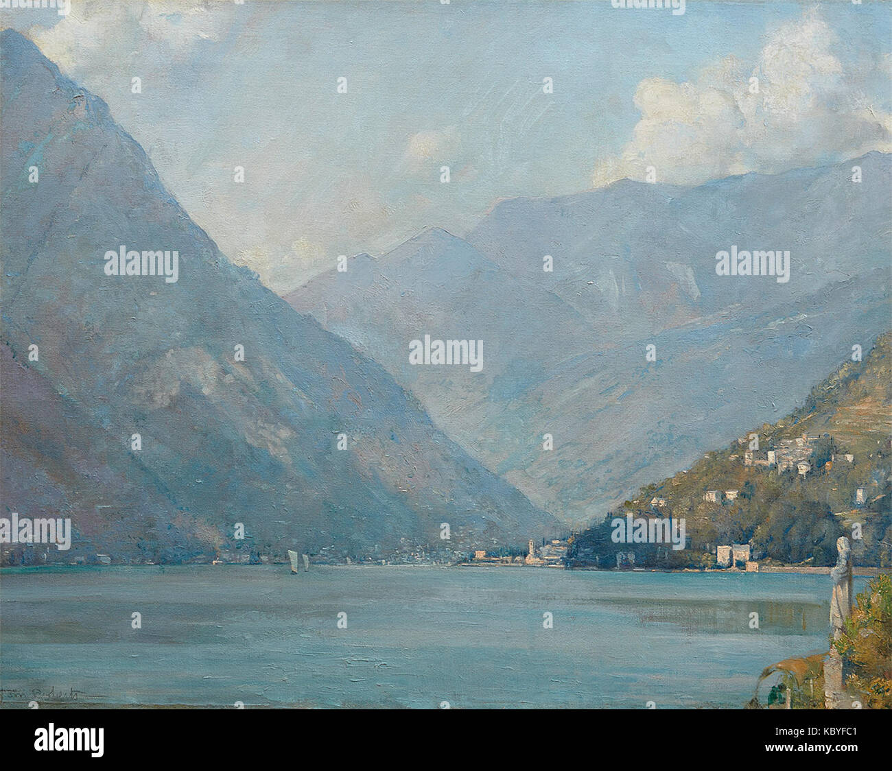 mappa del lago di como
