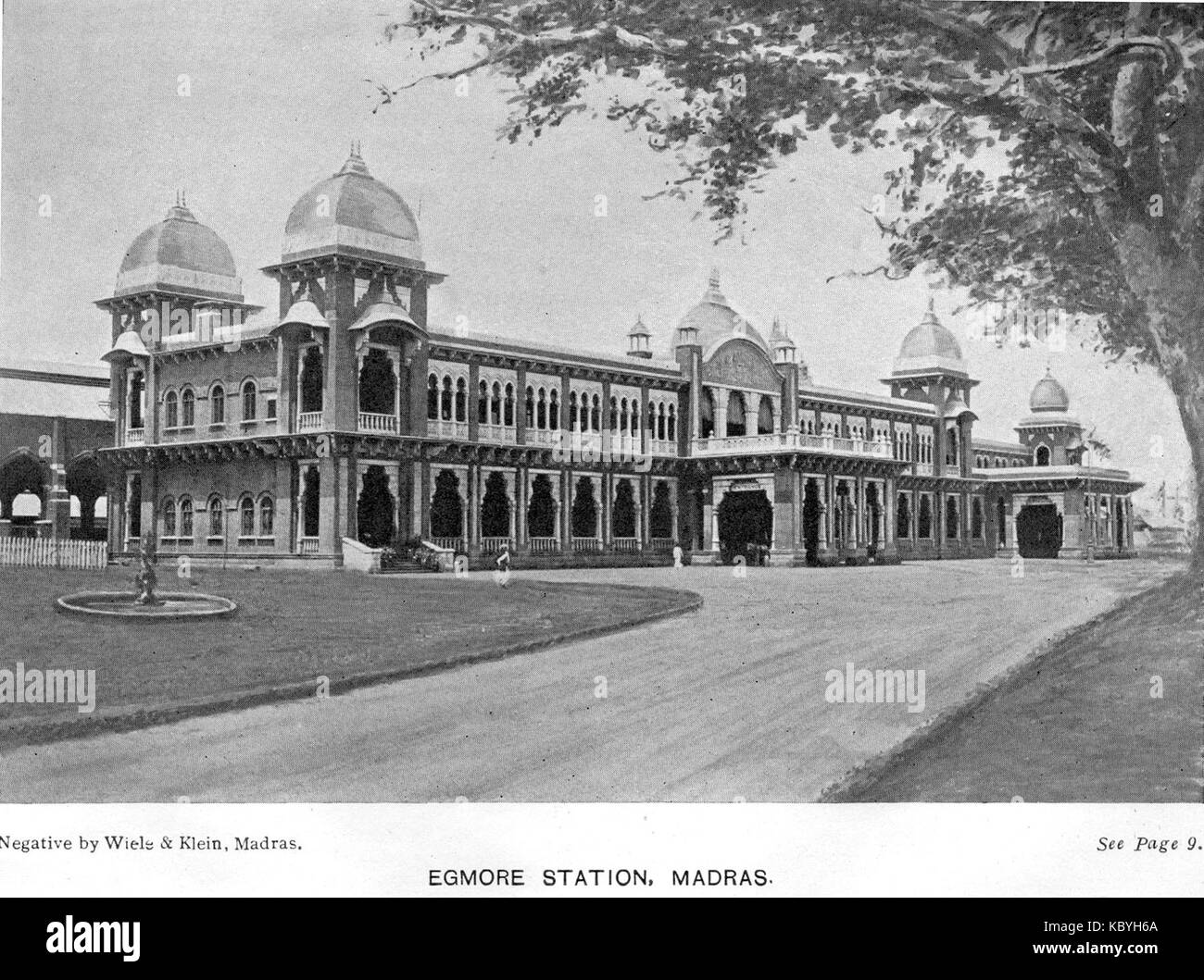 02Madras Egmore Station Foto Stock