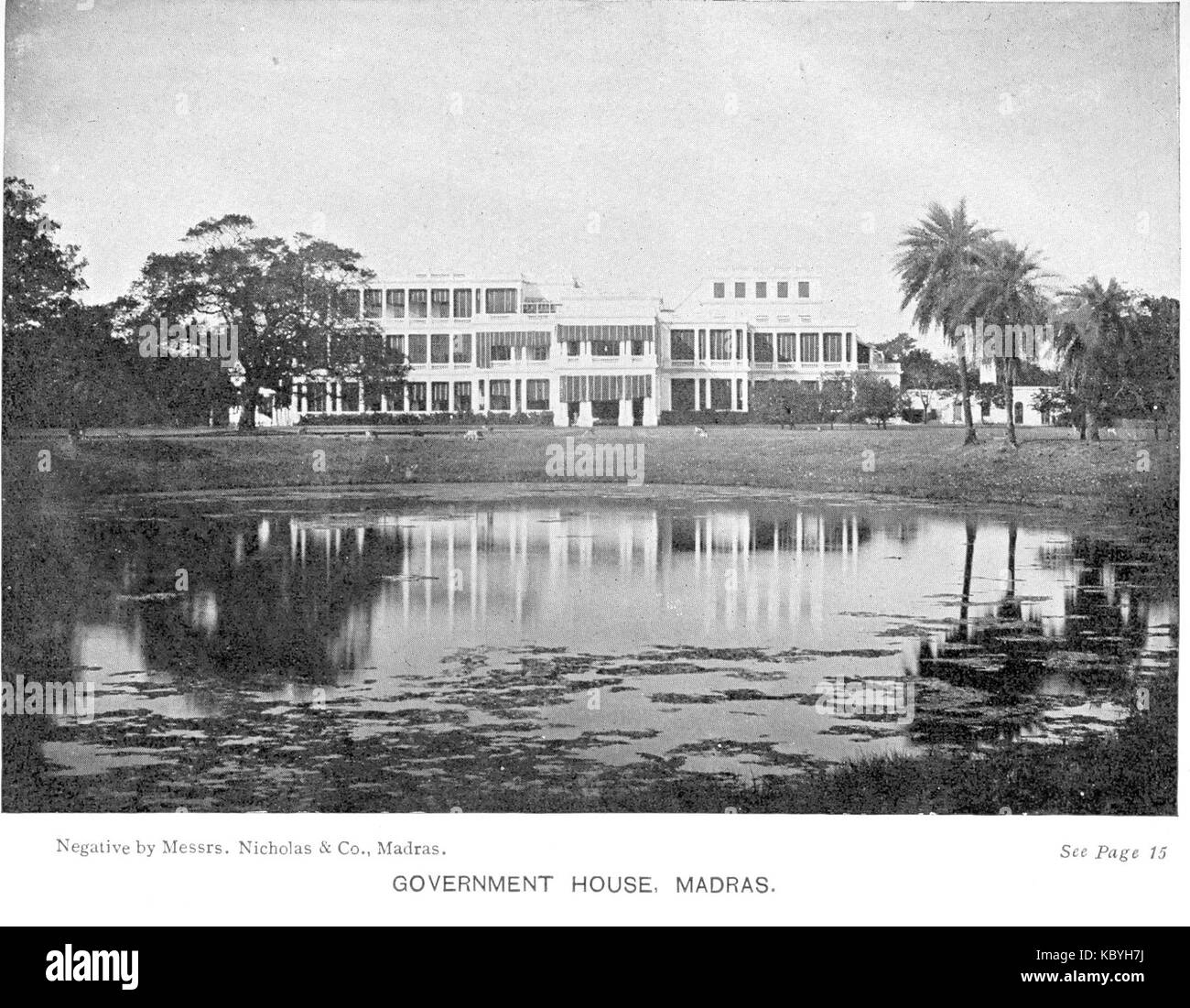 05Government House Madras Foto Stock