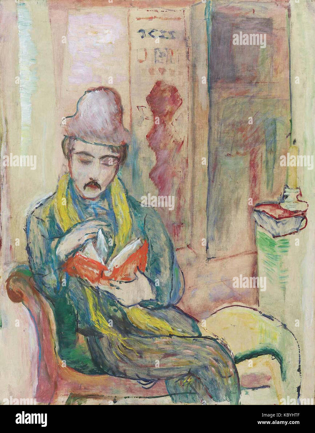 Robert Genin. Ritratto di Charlie Chaplin, 1921 Foto Stock