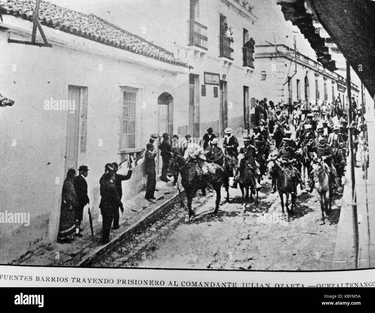 La Ilustracion Pacifico Revolucion Quetzalteca 1897 03 Foto Stock