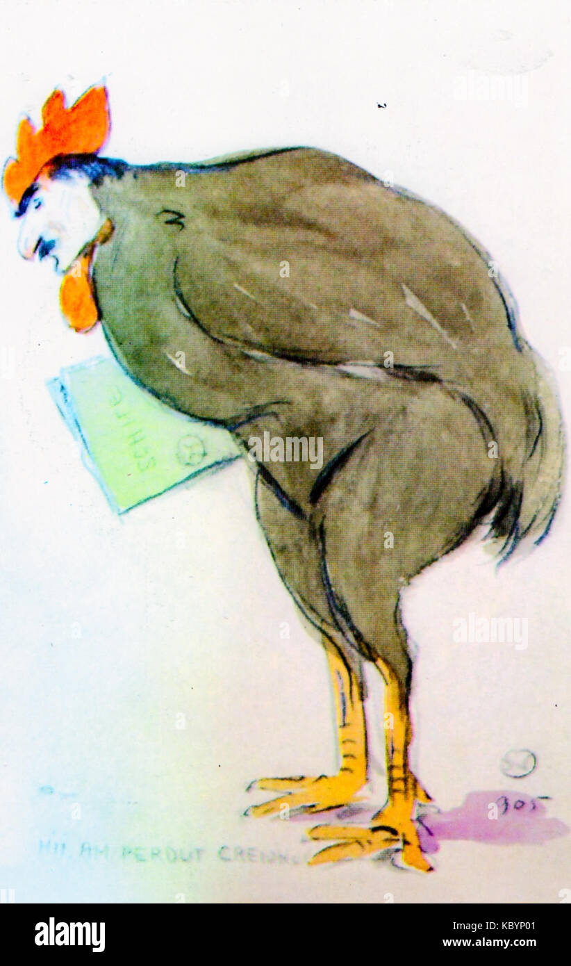 Autocaricatura NSPetrescuGaina (1905) (1) Foto Stock