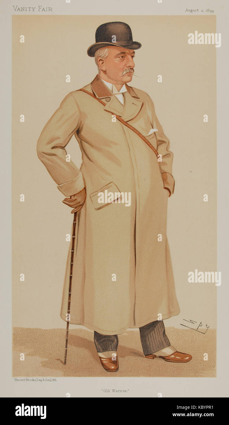 William Warren De La Rue Vanity Fair 2 Agosto 1894 Foto Stock