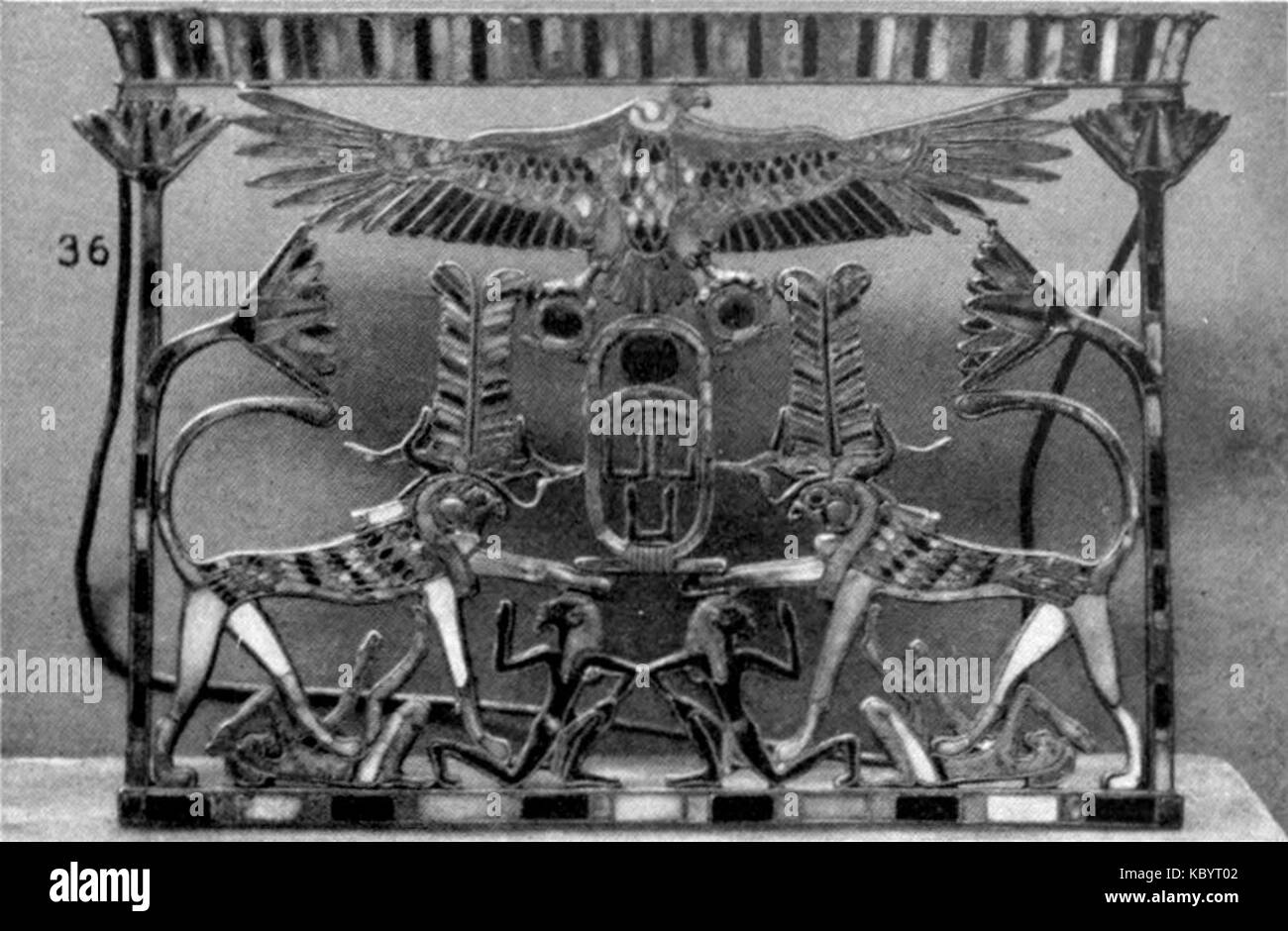 EB1911 Gioielli Egitto xii Dinastia lembi pettorali (3) Foto Stock