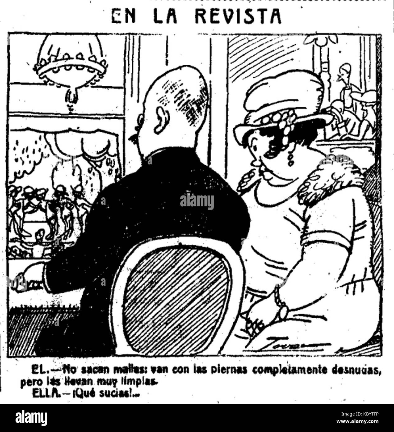 En la revista de Tovar, La Voz, 30 de junio de 1921 Foto Stock