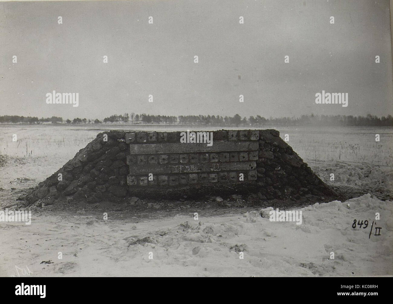 Sprengversuche am russischen Kriegsschauplatz BildID (15682259) Foto Stock