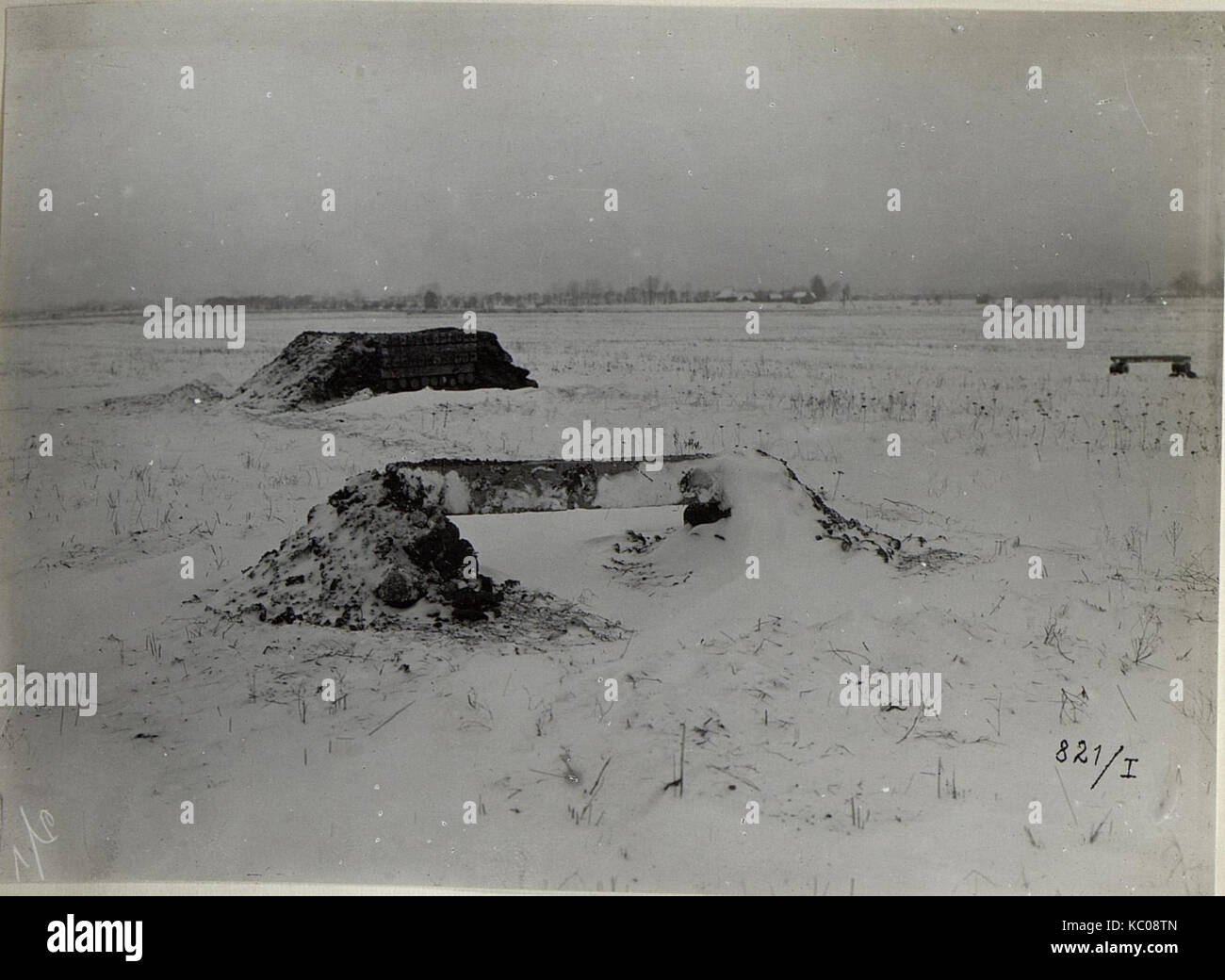 Sprengversuche am russischen Kriegsschauplatz BildID (15682063) Foto Stock