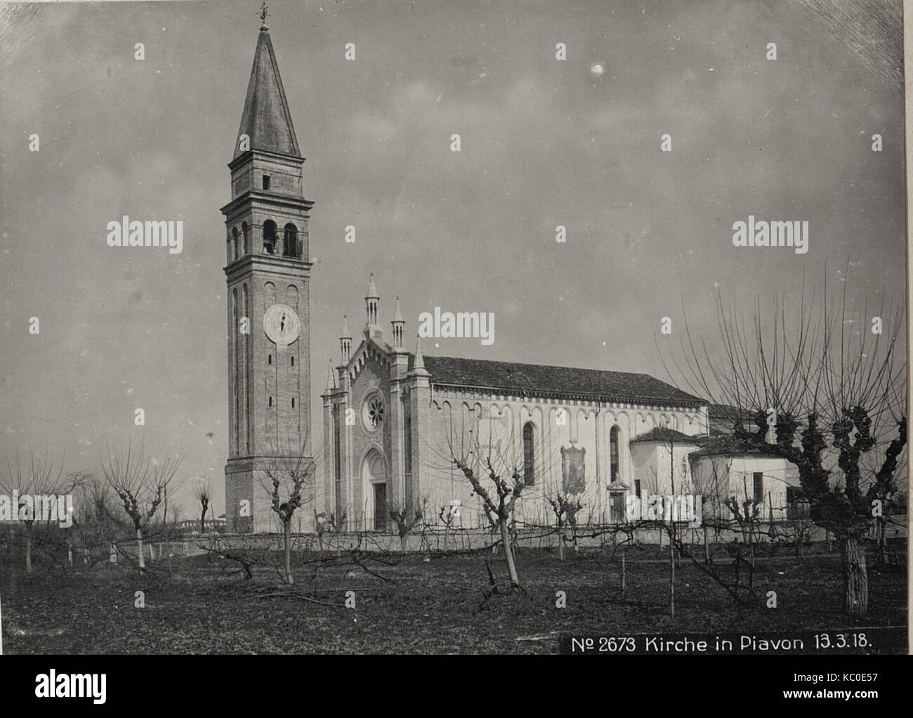 Kirche in Piavon 13.3.18. (BildID 15615946) Foto Stock