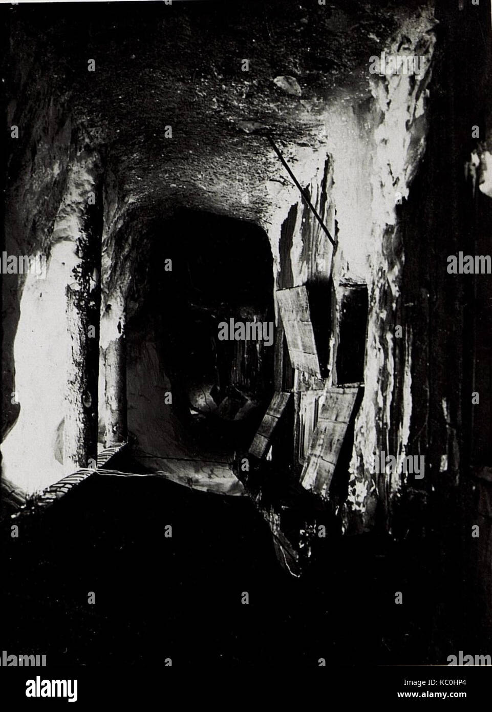 Schneetunnel auf der Rotwand, Offiziersbaracke. (BildID 15577994) Foto Stock