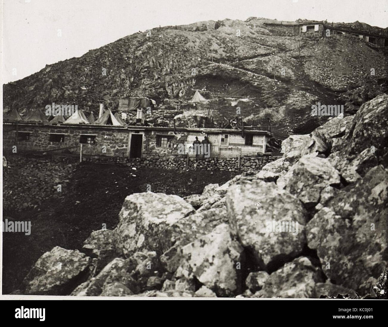 Valmaggiore, Barackenlager. (BildID 15575452) Foto Stock