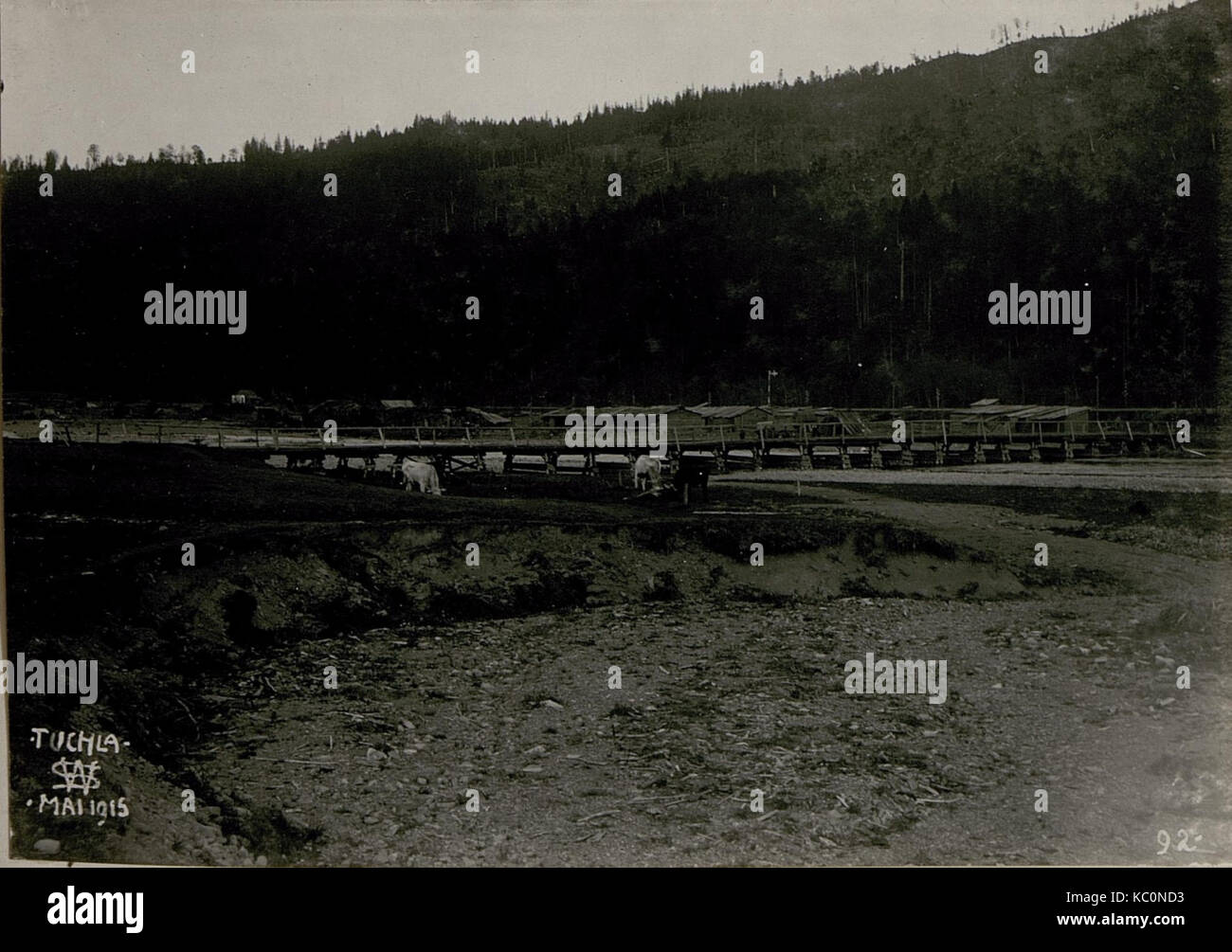 Russische Lagerbaracken, Tuchla. (BildID 15517494) Foto Stock