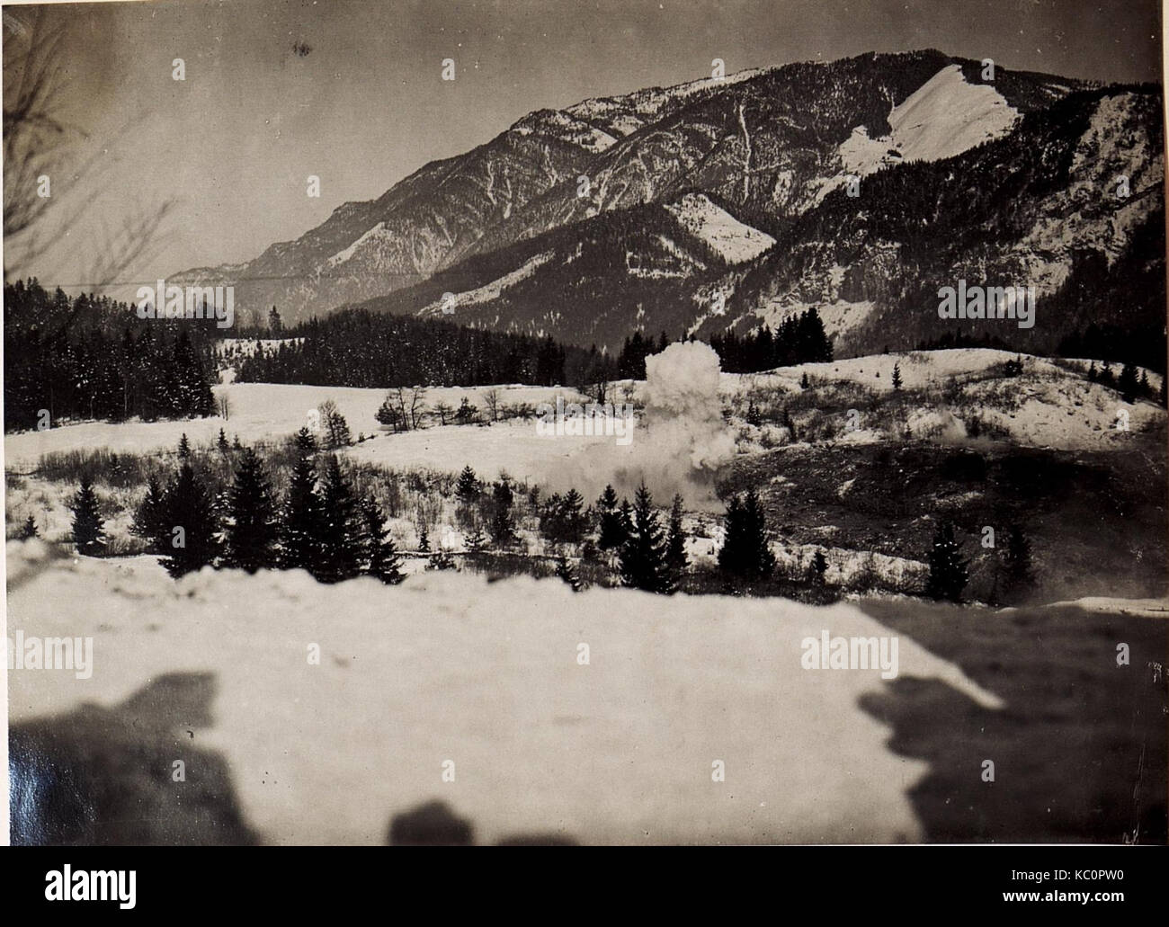 Esplosione einer 28cm miniera (BildID 15496815) Foto Stock