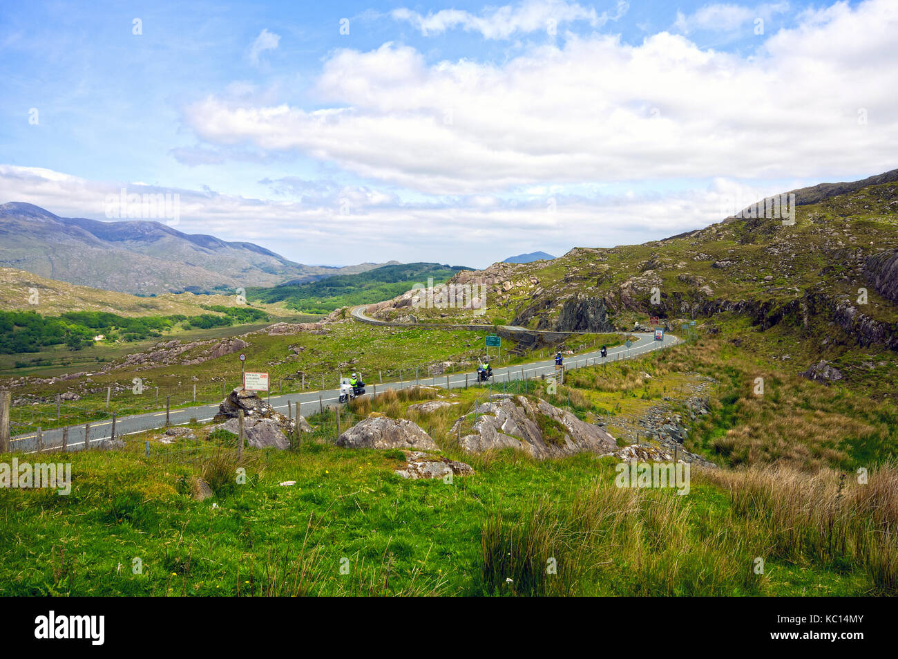 Dominik Moll Gap, Ring of Kerry County Kerry, Irlanda Foto Stock