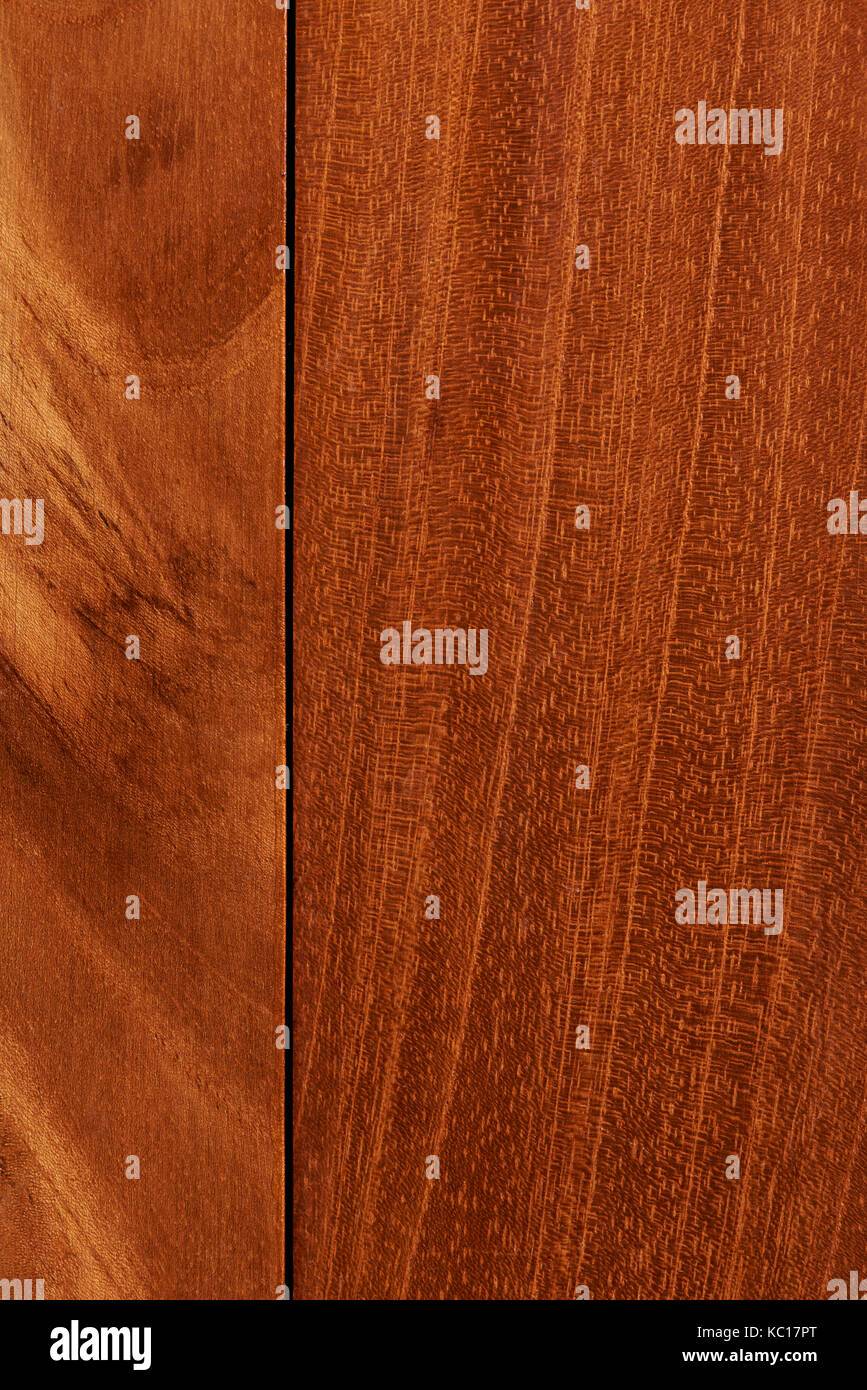 Brown tavolato in legno closeup texture. sfondo astratto modello di legno Foto Stock