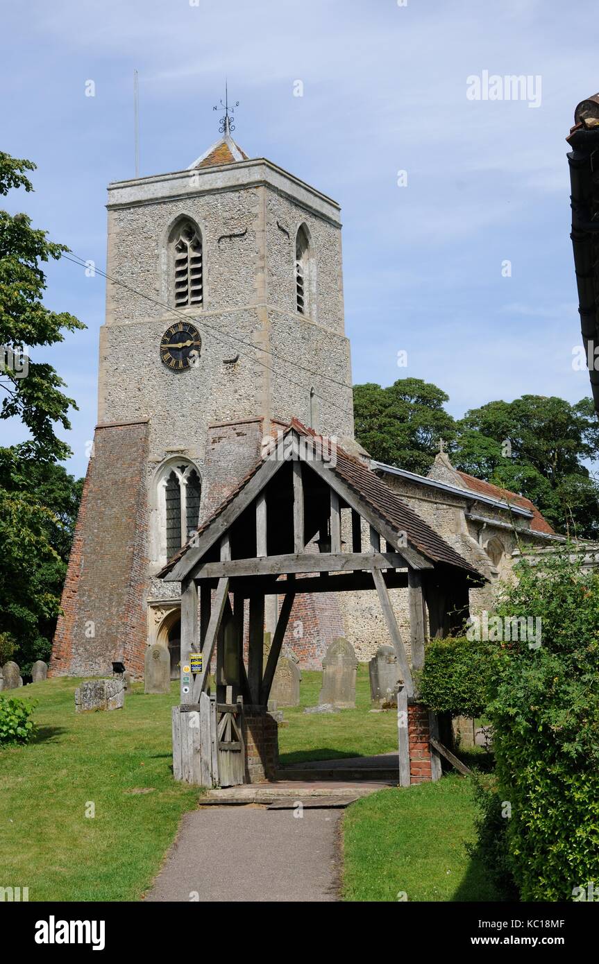 Chiesa di tutti i santi, Sandon, Hertfordshire Foto Stock