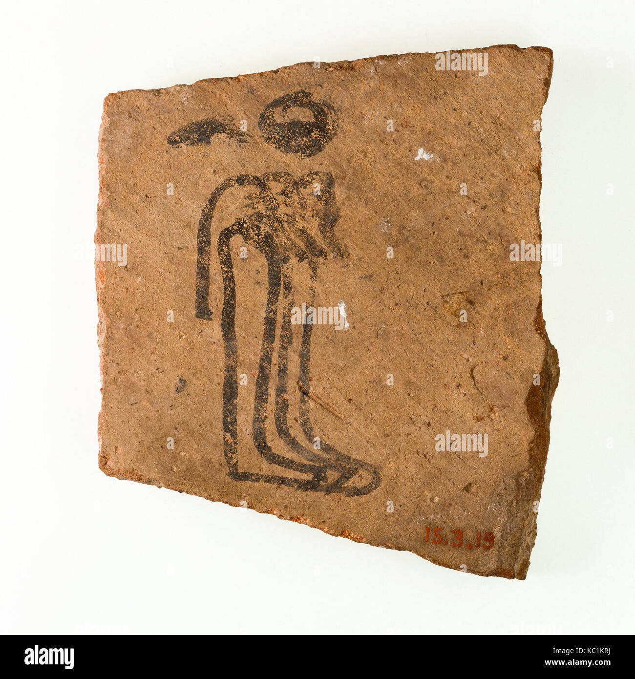 Artista schizzo di tre mummie, ca. 1850-1750 A.C. Foto Stock