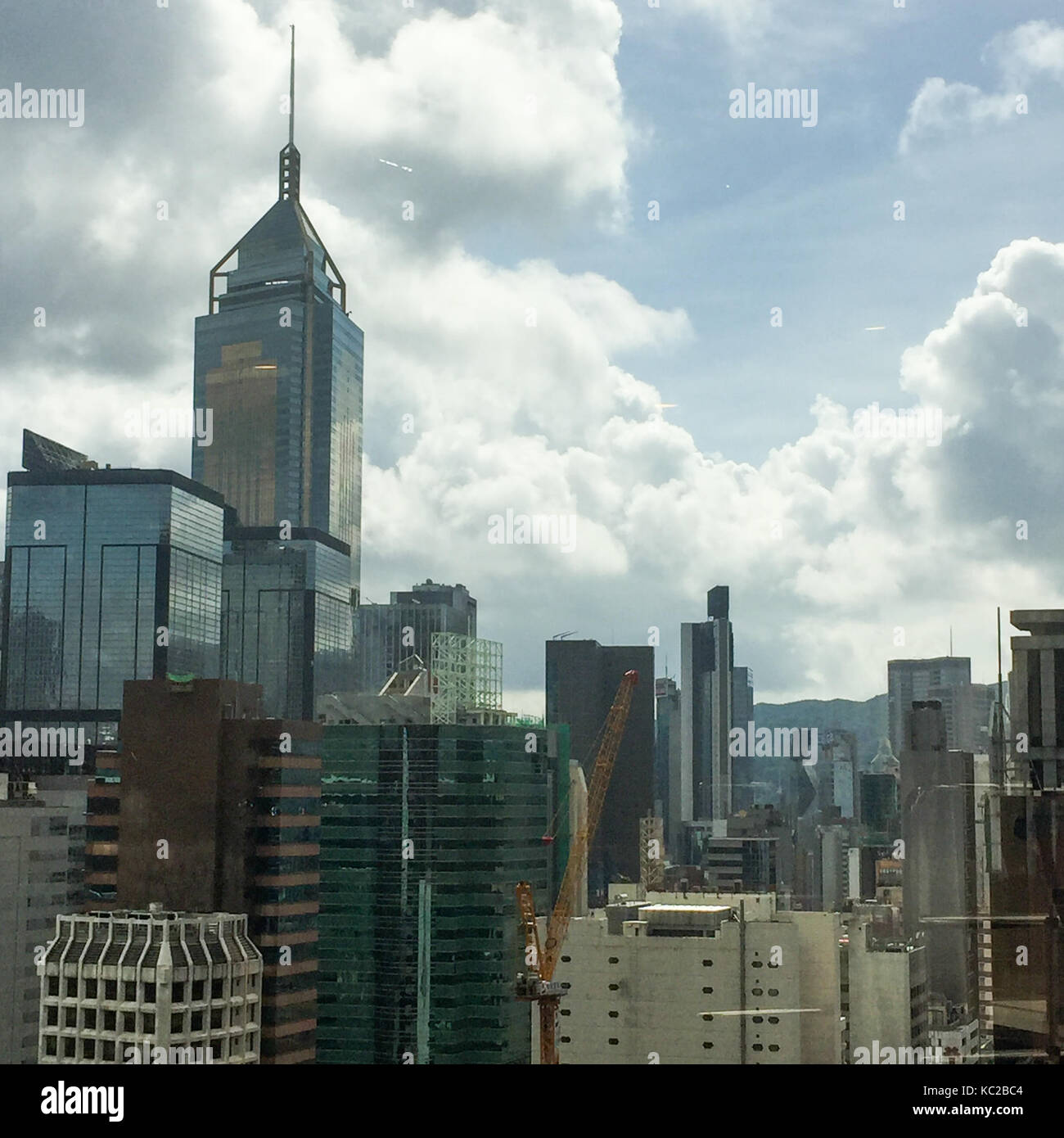 Panorami della città di Hong kong Foto Stock