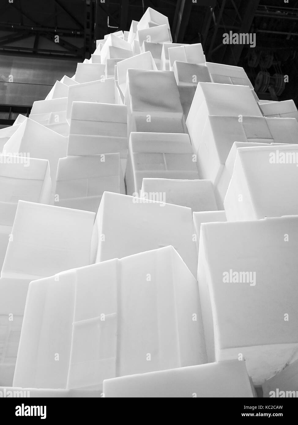 Embankment di Rachel Whiteread, turbine Hall - Tate Modern Art Gallery, Londra Foto Stock