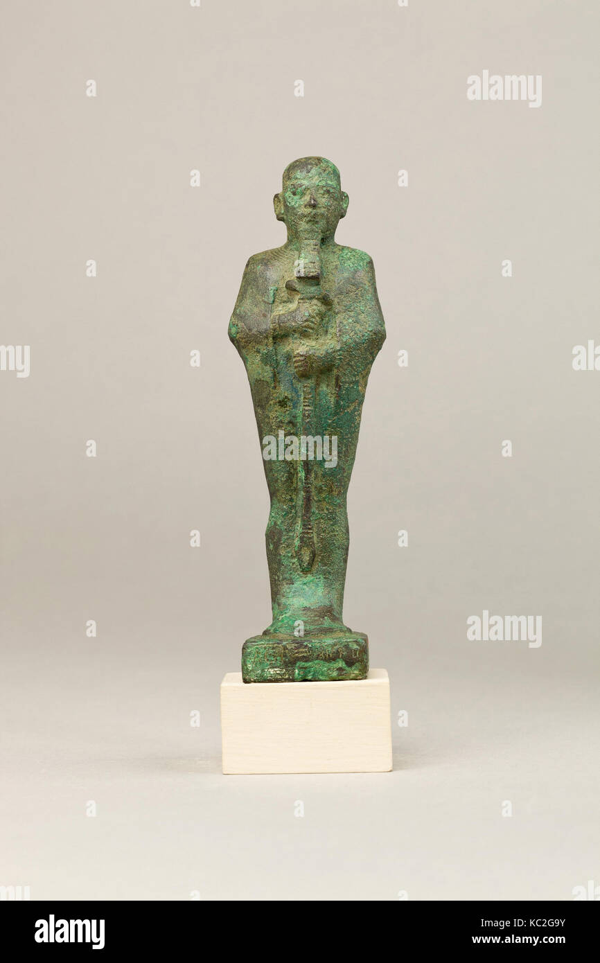 Ptah, iscrizione obliterato tranne che per il nome di Dio, 664-30 A.C. Foto Stock